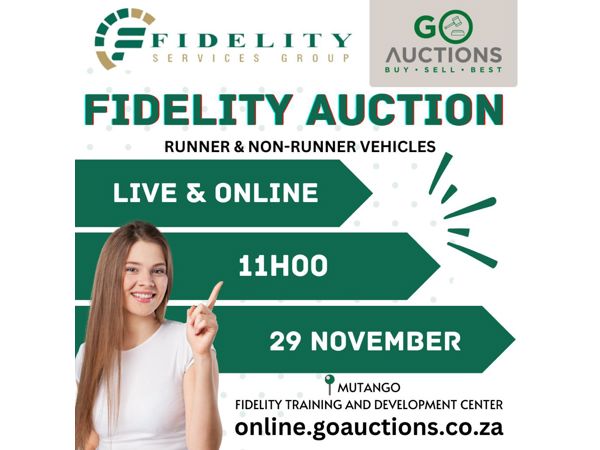 Fidelity Live Runner & Non Runner Auction 29 Nov